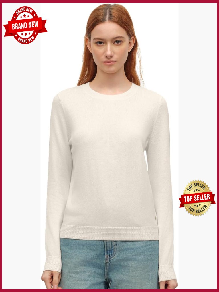 Crew Neck Cashmere Pullover Sweater Lightweight Spring Summer Knit